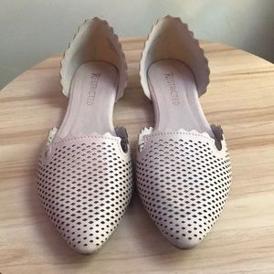Cute blush nude flats